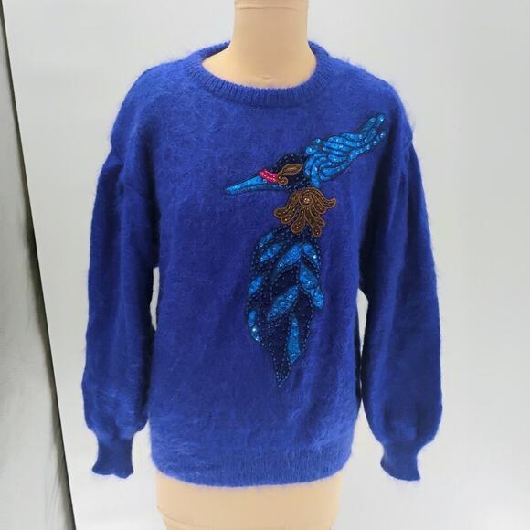 Escada By SRB Pullover Mohair Sweater Womens Size 42 Made In Germany - Picture 1 of 14